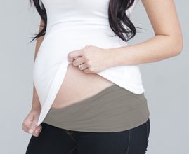 Light Gray Maternity Band - large