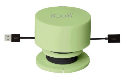 GREEN iCoilÂ® REGULAR BLACK CABLE