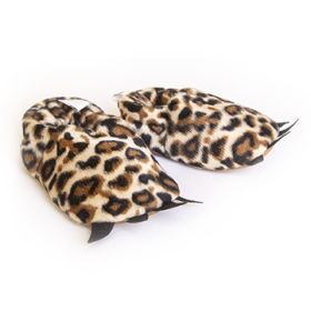 Paw Slippers - leopard-1-0-6-months