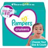 Pampers Cruisers Active Fit Taped Diapers Size 3, 140 Count