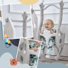 Toddler Swing Set, Kids Freestanding Swing Playset Indoor & Outdoor Baby Swing Set