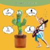 Baby Dancing Cactus Talking Cactus Toys; Wriggle Singing Cactus Repeats What You Say; Baby Boy Toys; Plush Electric Speaking Cactus ; Baby Girl 15 Sec