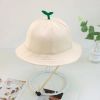 Khaki Kids Baby Cute Bucket Hat Sun Protection Sun Hat