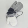 2022 New Cute Boys Girls Gloves Winter Thick Warm Knitted Mittens For Newborn Kids 0-3Y Children Gloves Gift