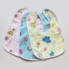 3-Pack Color Random Washable Waterproof Children's Super Soft Bib Baby Bib