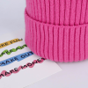 Children Hot Pink Winter Warm Round Knitted Hat