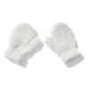 2Pcs/set Children Plush Gloves Solid Color Winter Warm Thicken Gloves