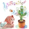 Baby Dancing Cactus Talking Cactus Toys; Wriggle Singing Cactus Repeats What You Say; Baby Boy Toys; Plush Electric Speaking Cactus ; Baby Girl 15 Sec