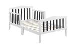 Twain Toddler Bed White/Black