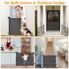 Baby Safety Gate Retractable Door Extra Wide Child Pet Safety Stairs Gate