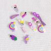 New 14-Piece Set Children's Cute Flower Fruit Animal Candy Color Hairpin Set