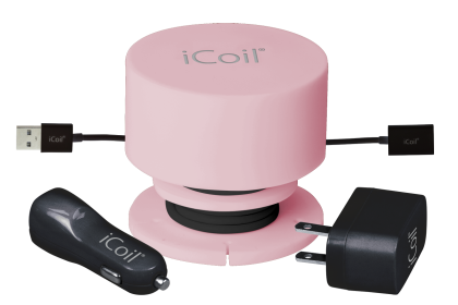 PINK iCoilÂ® PLUS BLACK CABLE