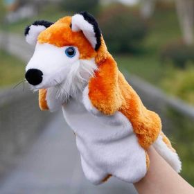 Fox Fur Plush Toy Puppet Kindergarten Story Props (Option: Brown Fox-25cm)