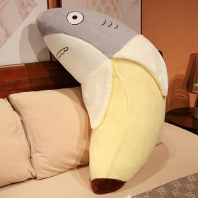 Shark Banana Pillow Plush Toy Home Sofa Cushion Cushion (Option: Shark Throw Pillow-45 Cm)