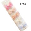 Chiffon Bow Ribbon Girls Hairpins Cute Colorful Bows Flowers Children Hair Clips Fashion Hair Accessories