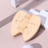 Wooden Baby Kids Tooth Storage Box, Tooth Wooden Box Organizer, Milk Teeth Wooden Storage Collecting Teeth Umbilical Cord Box 4.65*4.53*.1.1inch/11.8*