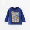 Baby Fashion Print Pattern Long Sleeve Comfy Shirt