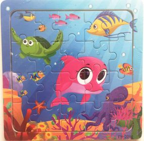 20 Piece Wooden Jigsaw Puzzle Kids Toy (Style: 2)