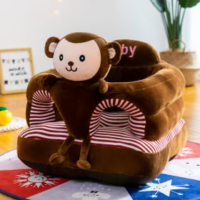 Cartoon Baby Learning Seat Cushion (Option: Monkey Learning To Sit-Finished Product 45cmx45cm)