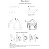 Kids Play Tents Princess for Girls Princess Castle Children Playhouse Indoor Outdoor Use