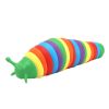 Fidget Slug; Articulated Sensory Slug Toy Makes Relaxing Sound; Caterpillar Fidget Toys Stress Relief Gifts