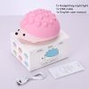 Cute Hedgehog Nightlights Colorful Lamp Dimmable Bedroom Decoration Led Lights Push Bubble Toys for Kids Creative Birthday Gift