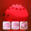 Cute Hedgehog Nightlights Colorful Lamp Dimmable Bedroom Decoration Led Lights Push Bubble Toys for Kids Creative Birthday Gift