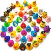 Assorted Rubber Ducks Toy Duckies for Kids and Toddlers;  Bath Birthday Baby Showers Classroom;  Summer Beach and Pool Activity;  2" Inches (Multiple