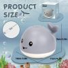 Whale Bath Toy; Light Up Baby Bathtub Toys With Automatic Spray Water And Colorful LED Light; Induction Sprinkler Bathroom Shower Pool Bath Tub Toys F