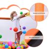 55' Toddlers Trampoline with Safety Enclosure Net and Balls, Indoor Outdoor Mini Trampoline for Kids