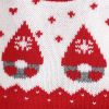 Baby Christmas Print Pattern Crewneck Pullover Knitwear Sweater