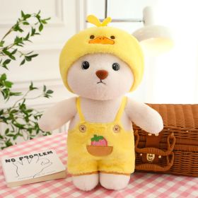 Dress-Up Bear Series Children's Birthday Gift Cute Plush (Option: Dress Up Small Yellow Duck-30cm)